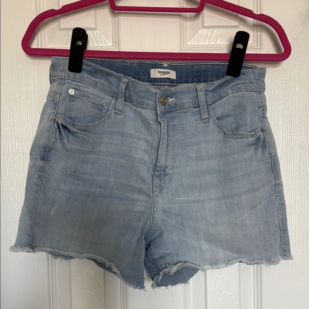 Kensie Light Blue Denim Shorts